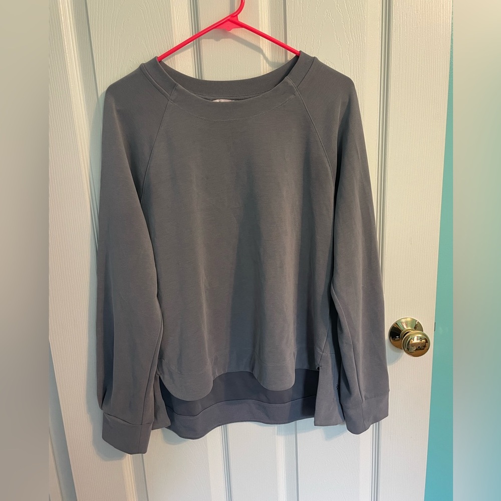 Athleta Light Blue Long Sleeve Top